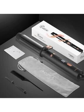 Automatic Rotating Curling Iron - 1 1/4" Tourmaline Ceramic Wand
